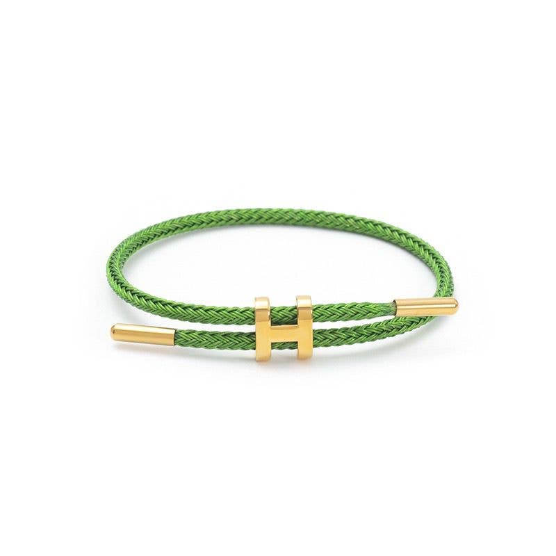H Braid Bracelet - 15 Colours