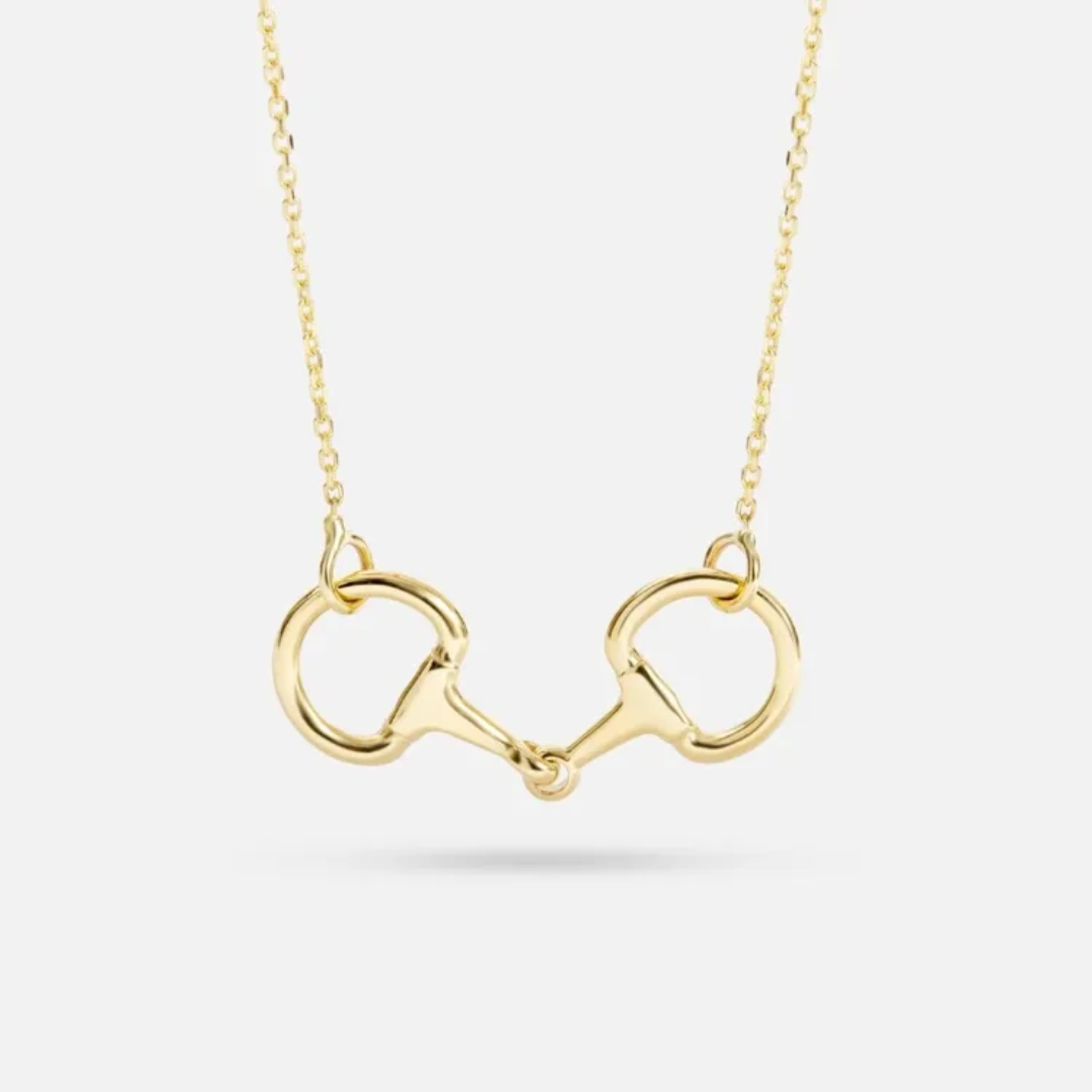 Snaffle Necklace - Gold or Silver