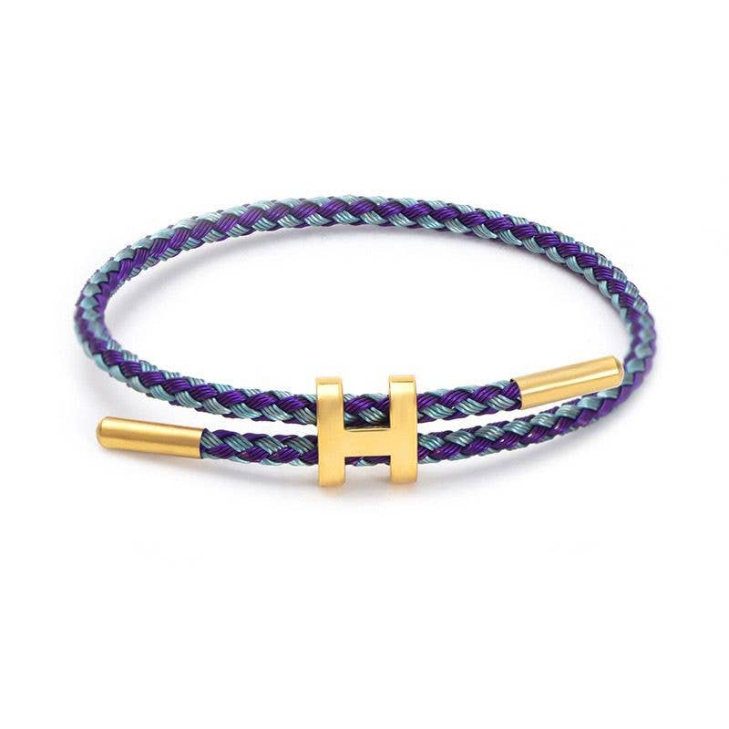 H Braid Bracelet - 15 Colours