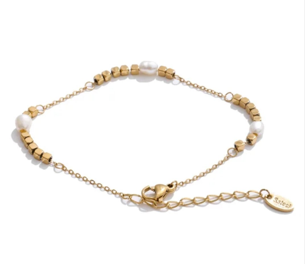 Fine Pearl & Gold Bead Jewellery | Necklace or Bracelet