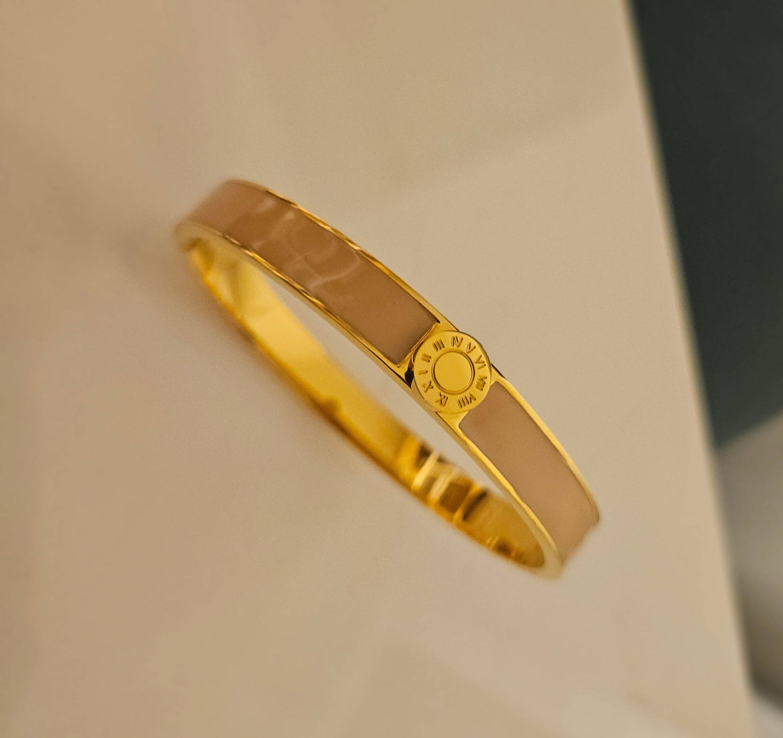 Nude Roman Numeral Bracelet