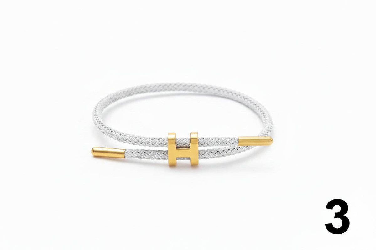 H Braid Bracelet - 15 Colours