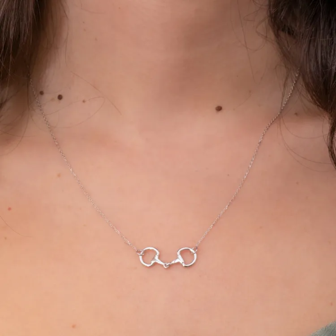 Snaffle Necklace - Gold or Silver