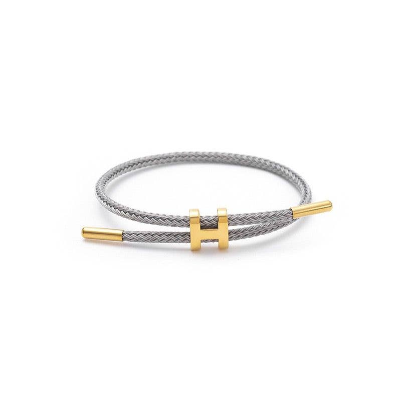 H Braid Bracelet - 15 Colours