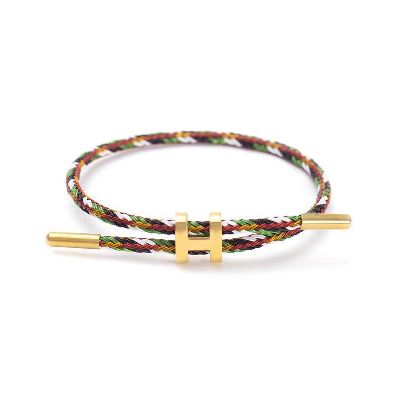 H Braid Bracelet - 15 Colours