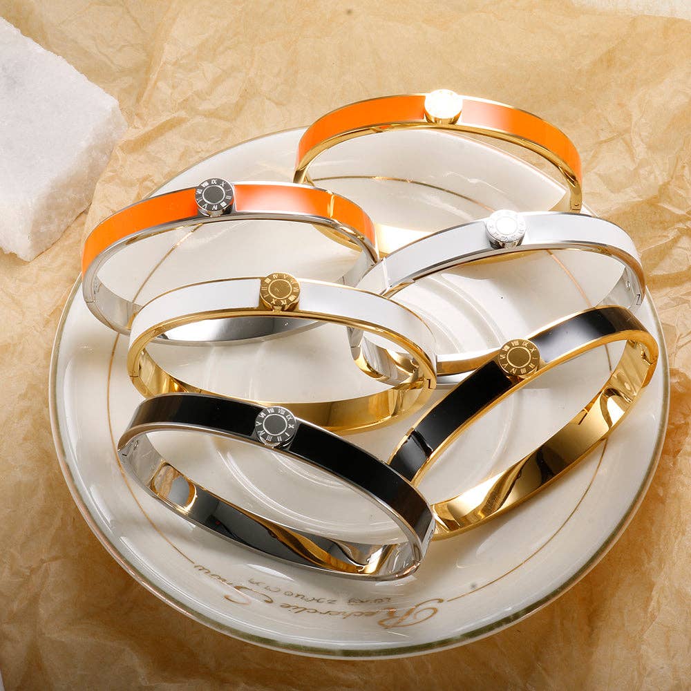 Roman Numeral Bracelet - Gold or Silver - 3 Colours