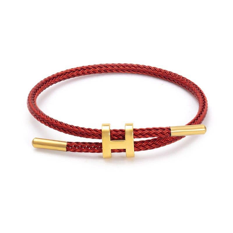 H Braid Bracelet - 15 Colours