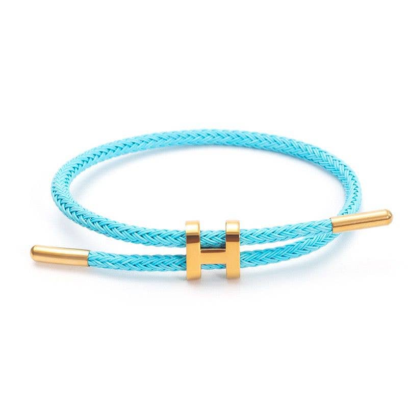 H Braid Bracelet - 15 Colours