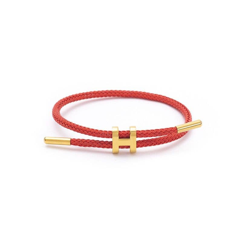 H Braid Bracelet - 15 Colours