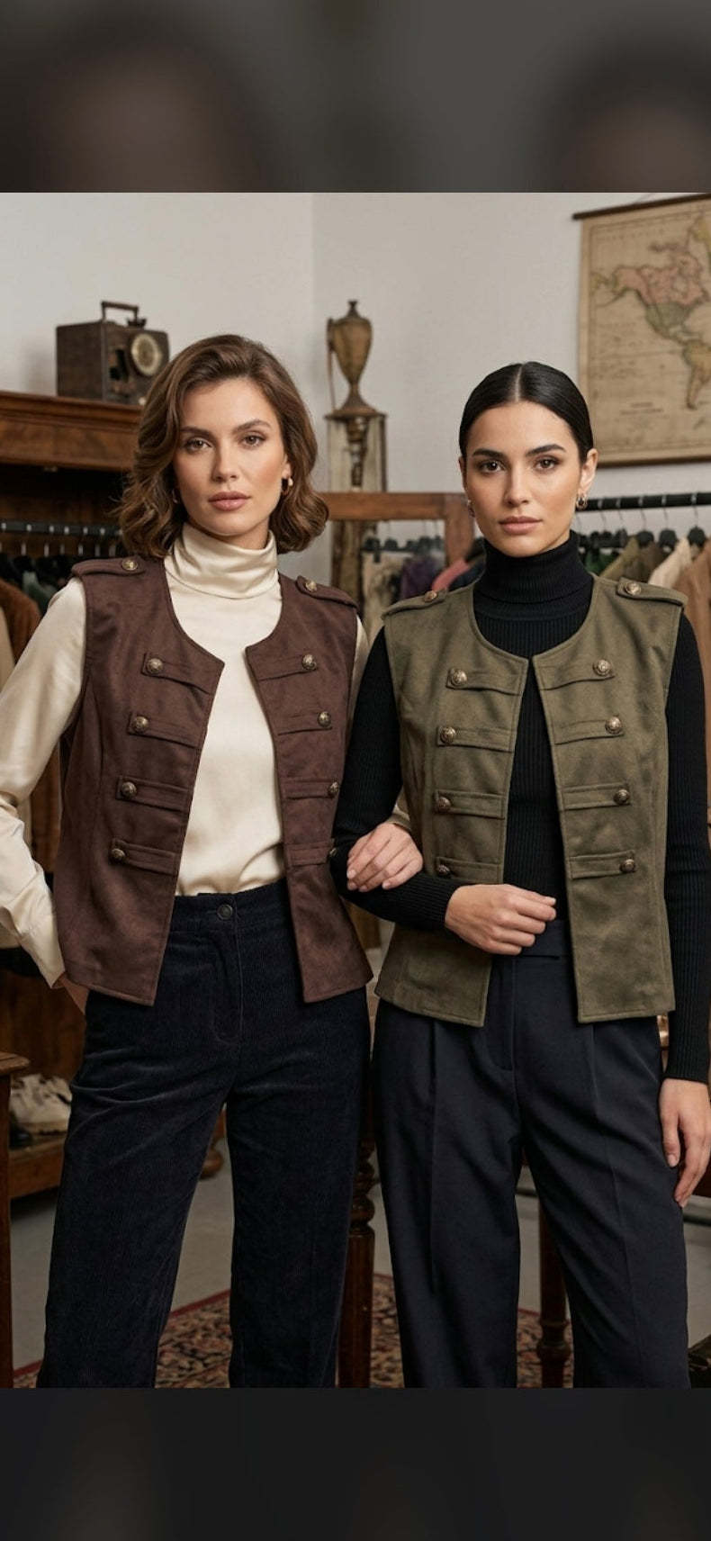 The cavalry jacket sleeves