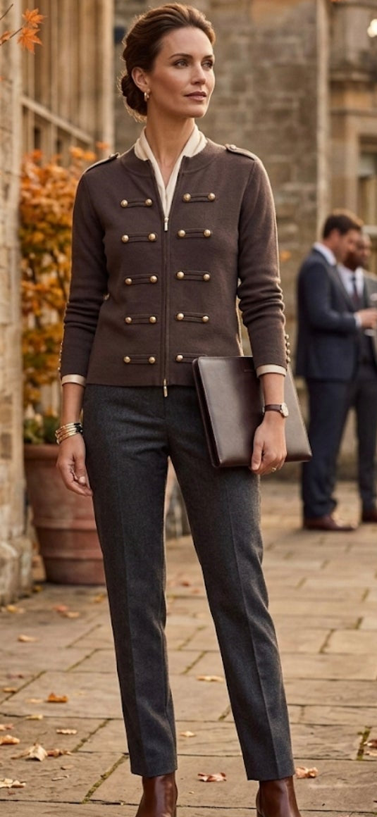 Military smart heavy knit