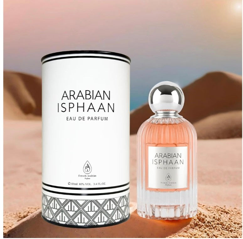 Arabian Isphaan 50 ml Eau de Parfum - Long Lasting Unisex Oud Perfume with Rose, Saffron, Patchouli & Sandalwood - Oriental Fragrance