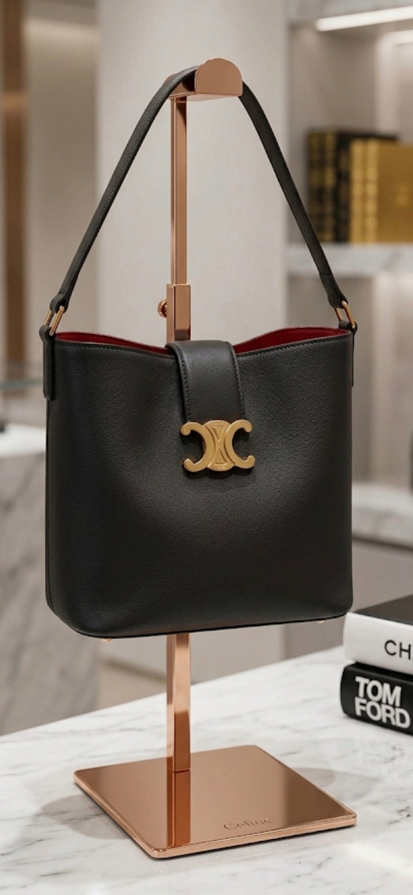 Saline handbag
