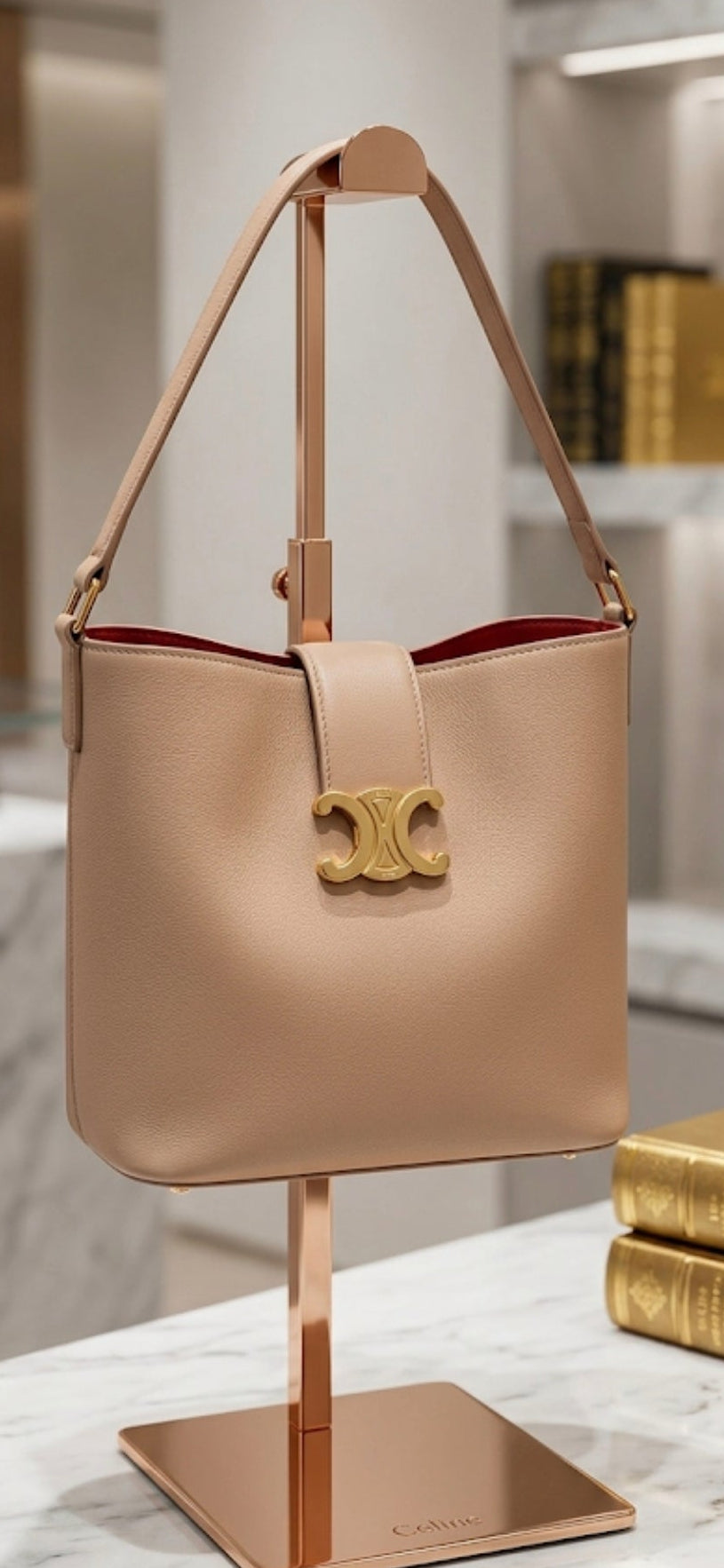 Saline handbag