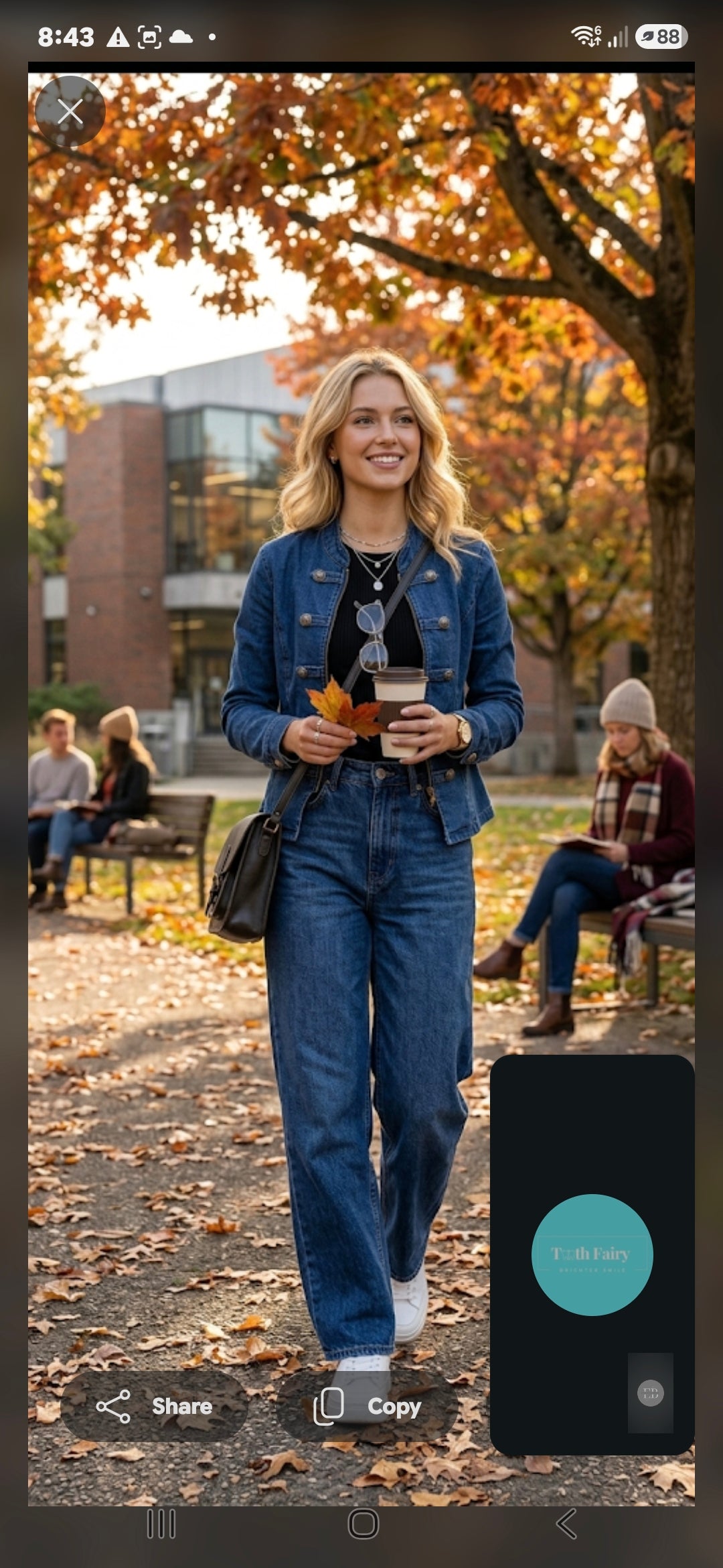 M military denim jacket