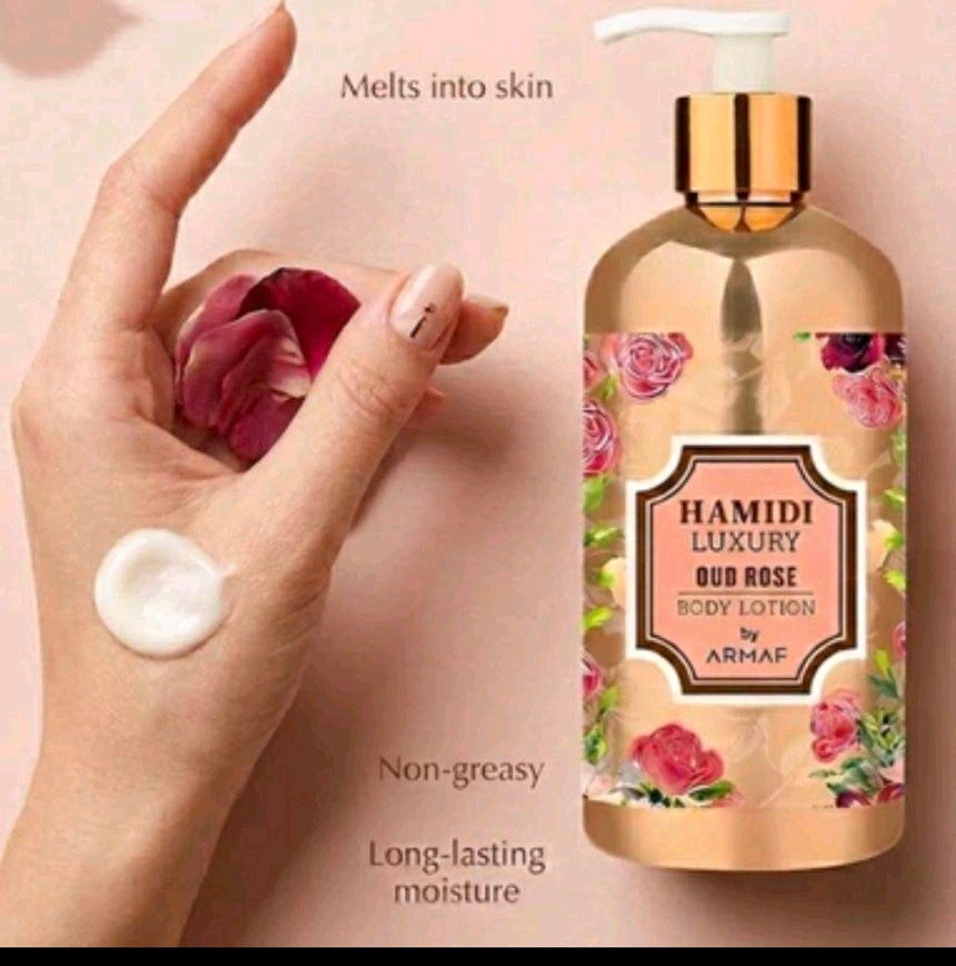 Hamidi Luxury Oud Rose Body Lotion - 500ml